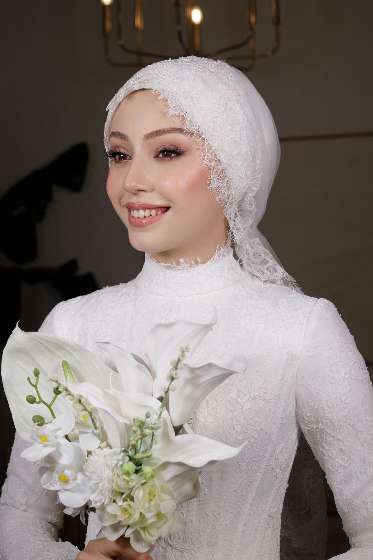 Türban tasarımı ve gelin makyajı — Gizem Yolcu Studio, İstanbul